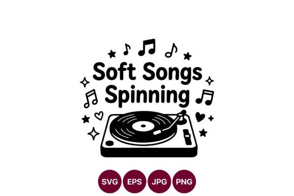 Download Soft Songs Spinning Vinyl Record Player - Song Collection