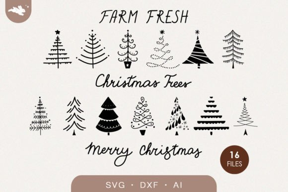 Download Christmas Trees Svg Bundle - Tree Collection