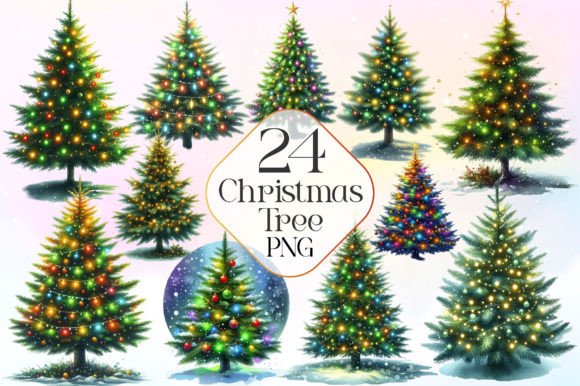 Download Christmas Tree Watercolor Clipart - Tree Collection