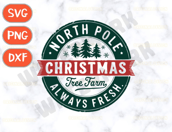 Download North Pole Christmas Tree Farm SVG - Tree Collection