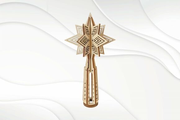 Download Christmas Tree Topper, Laser Cut Vector - Tree Collection
