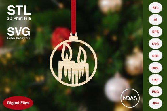 Download Candle Christmas Tree Decoration - Tree Collection