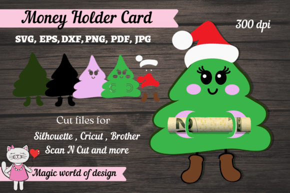 Download Christmas Tree Money Card Svg, 3d Paper - Tree Collection