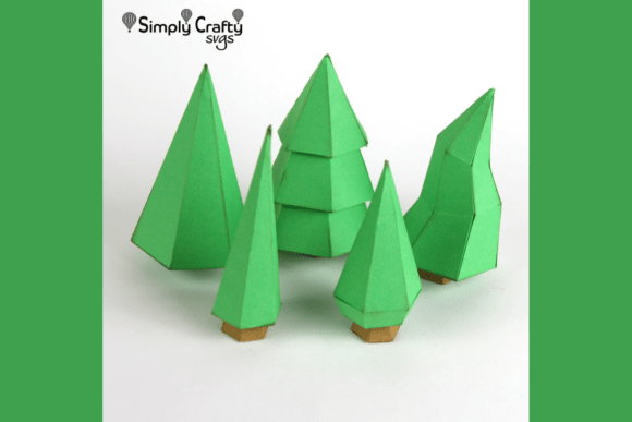 Download Village Christmas Trees SVG - Tree Collection