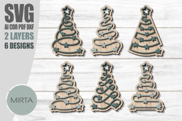 Download Christmas Tree Ornament Svg, Laser Cut - Tree Collection