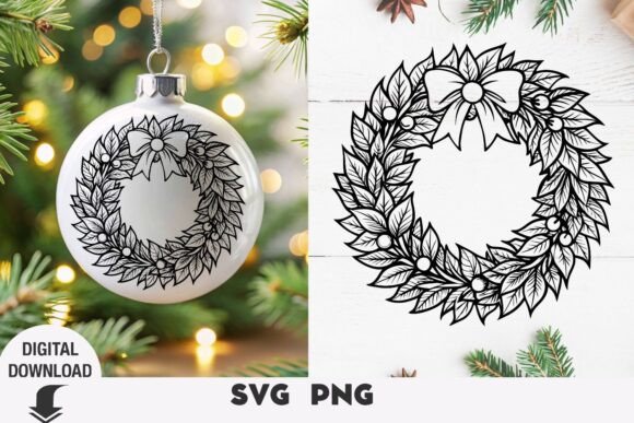 Download Christmas Wreath Svg, Christmas, Christm - Christmas wreath svg Collection
