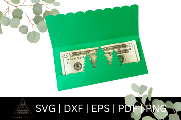 Download Christmas Tree Money Holder Card SVG - Tree Collection