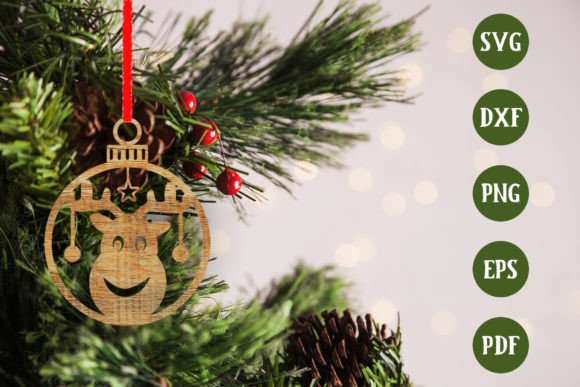 Download Christmas Tree Ornament SVG Laser Cut - Tree Collection