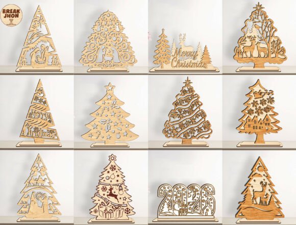 Download Mega 3D Christmas Tree SVG Bundle - Tree Collection