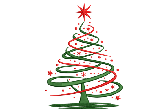 Download Christmas Tree Swirl - Tree Collection