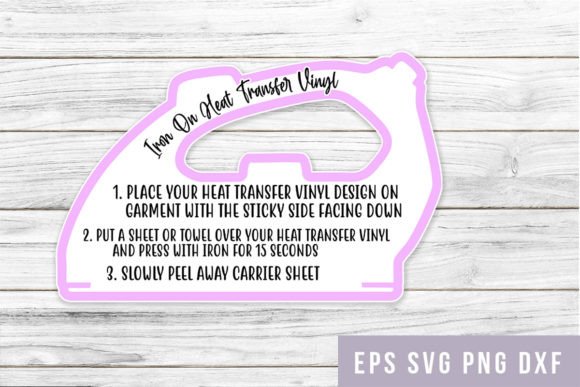Download Iron on Heat Transfer Vinyl Svg - Iron on Collection