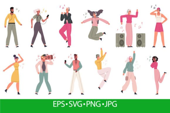 Download People Enjoy Music, Listening Song - Premium Resources