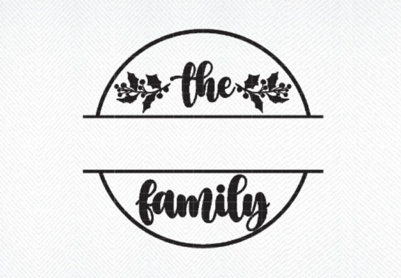 Download Christmas Family Name Monogram SVG, PNG - Monogram svg Collection