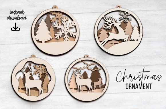 Download Christmas Balls Tree Ornament SVG - Tree Collection