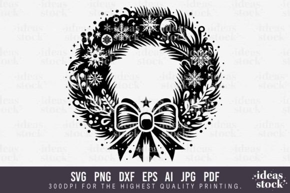 Download Christmas Wreath Svg. Flower Wreath Svg. - Christmas wreath svg Collection