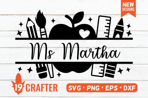 Download Teacher Day Split Name Monogram Svg - Premium Resources