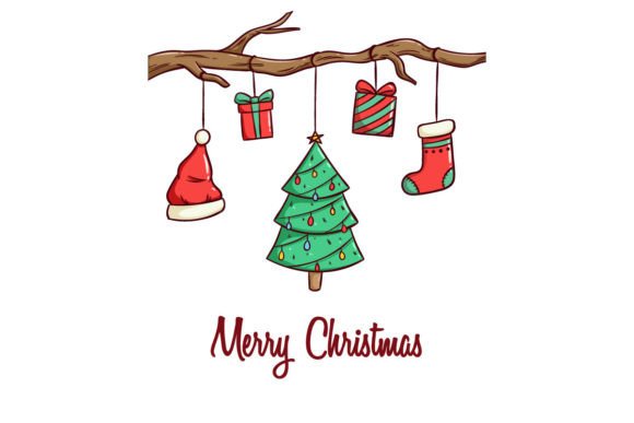 Download Christmas Decoration with Pine Tree - Tree Collection
