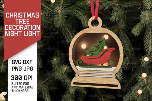 Download 3D Christmas Tree Decoration Laser Cut - Tree Collection