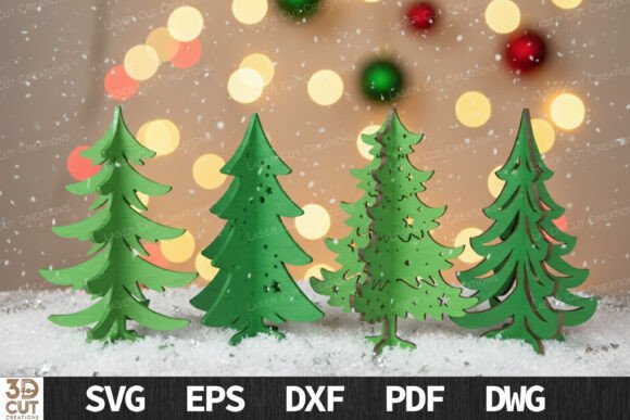 Download Christmas Tree Bundle Laser Cut - Tree Collection