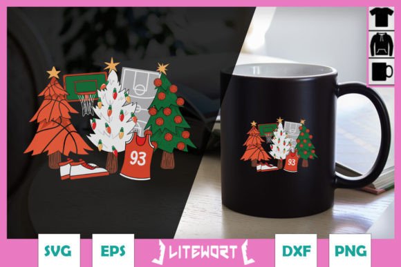 Download Basketball Cute Christmas Tree SVG - Tree Collection