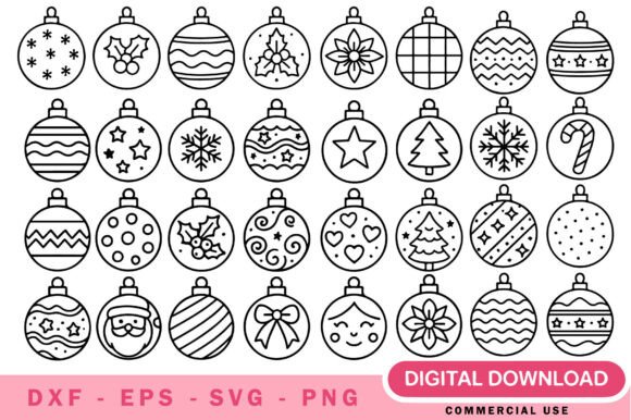 Download Christmas Ornaments SVG Bundle - Christmas ornaments svg Collection